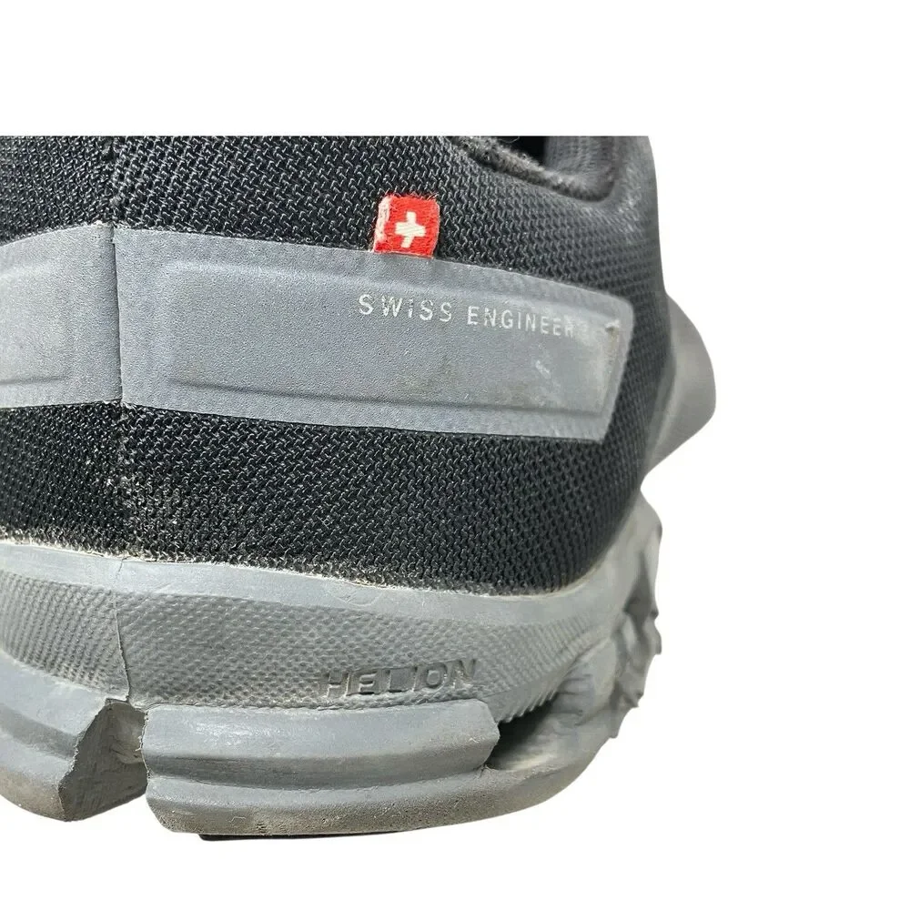 On Running Sneakers Mens 8.5 Cloudflow Black Asphalt Helion Athletic‎ 35.99238